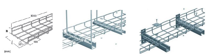 Wire mesh Rack Cable Tray